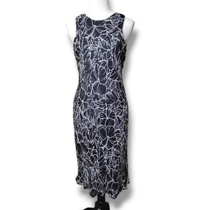 Lauren Ralph Lauren Silk Shift Dress S Floral Sleeveless Garden Wedding